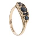 9ct Yellow Gold Sapphire Fancy Ring