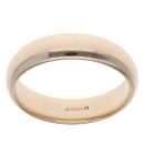 9ct Yellow Gold Court Wedding Band 5mm