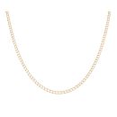 9ct Yellow Gold Square Curb Chain 20"