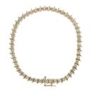 14ct Yellow Gold 2.00ct Brilliant Cut Diamond Bracelet 7"