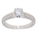18ct White Gold 0.60ct Diamond Solitaire Ring