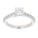 18ct White Gold 1.00ct Diamond Solitaire Ring