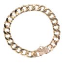 9ct Yellow Gold Curb Bracelet 9"