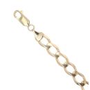 9ct Yellow Gold Curb Bracelet 8"