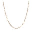 9ct Yellow Gold Figaro Chain 18"