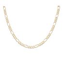 9ct Yellow Gold Figaro Chain 24"