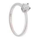 9ct White Gold 0.33ct Diamond Solitaire Ring