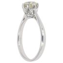 18ct White Gold 1.00ct Brilliant Cut Diamond Solitaire Ring