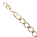 9ct Yellow Gold Curb Bracelet 9"