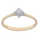 18ct Yellow Gold 0.25ct Diamond Solitaire Ring