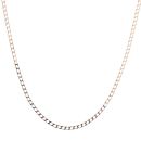 9ct Yellow Gold Square Curb Chain 22"