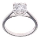 18ct White Gold 1.01ct Brilliant Cut Diamond Solitaire Ring