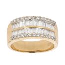 18ct Yellow Gold 0.75ct Diamond Fancy Ring