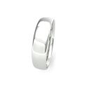 Platinum 5mm Slight Court Wedding Band