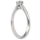 Platinum 0.25ct Brilliant Cut Diamond Solitaire Ring