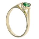 14ct Yellow Gold Diopside Single Stone Ring