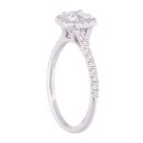 Platinum 0.85ct Diamond Solitaire Ring