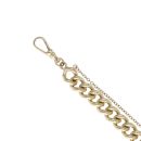 9ct Yellow Gold Curb T-Bar Bracelet 7"
