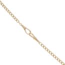 9ct Yellow Gold Curb T-bar Chain 20"