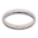 18ct White Gold Wedding Band 4mm