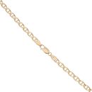 9ct Yellow Gold Flat Mariner Chain 20"