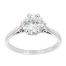 9ct White Gold 1.35ct Diamond Solitaire Ring