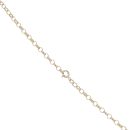9ct Yellow Gold Belcher T-Bar Chain 16"