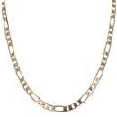 9ct Yellow Gold Figaro Chain 28"