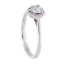 9ct White Gold 0.40ct Diamond Cluster Ring