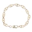 9ct Yellow Gold Button Bracelet 7.5"