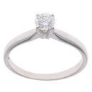 18ct White Gold 0.30ct Brilliant Cut Diamond Solitaire Ring