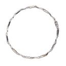18ct White Gold Fancy XII Bracelet 7"