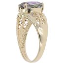 9ct Yellow Gold Mystic Topaz Single Stone Ring