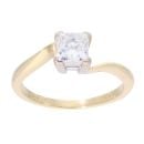18ct Yellow Gold 0.65ct Diamond Solitaire Ring