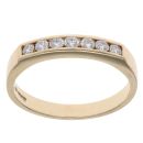 9ct Yellow Gold 0.30ct Brilliant Cut Diamond Eternity Ring