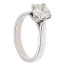 Platinum 1.15ct Brilliant Cut Diamond Solitaire Ring