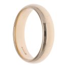 9ct Yellow Gold Court Wedding Band 5mm