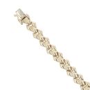 9ct Yellow Gold Fancy Bracelet 7"