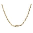 14ct Yellow Gold Monaco Spin Plain Lock Twist Chain 22"
