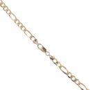 9ct Yellow Gold Figaro Chain 38"