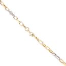 14ct Yellow And White Gold Fancy Chain 26"