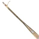 9ct Yellow, White And Rose Gold Woven Bracelet 7"