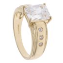 14ct Yellow Gold Cubic Zirconia Ring