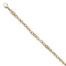 9ct Yellow Gold Fancy Bracelet 7.5"