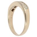9ct Yellow Gold 0.33ct Brilliant Cut Diamond Half Eternity Ring
