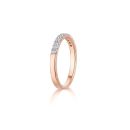9ct Rose Gold 0.25ct Diamond Eternity Ring
