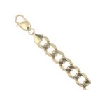 9ct Yellow Gold Curb Bracelet 8.5"