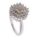 9ct White Gold 1.20cts Diamond Cluster Ring