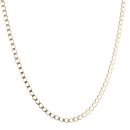 9ct Yellow Gold Curb Chain 18"