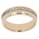 18ct Yellow Gold Cubic Zirconia Eternity Ring